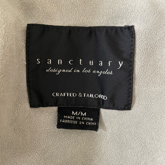 Sanctuary military style jacket in khaki - Picture 4 of 6